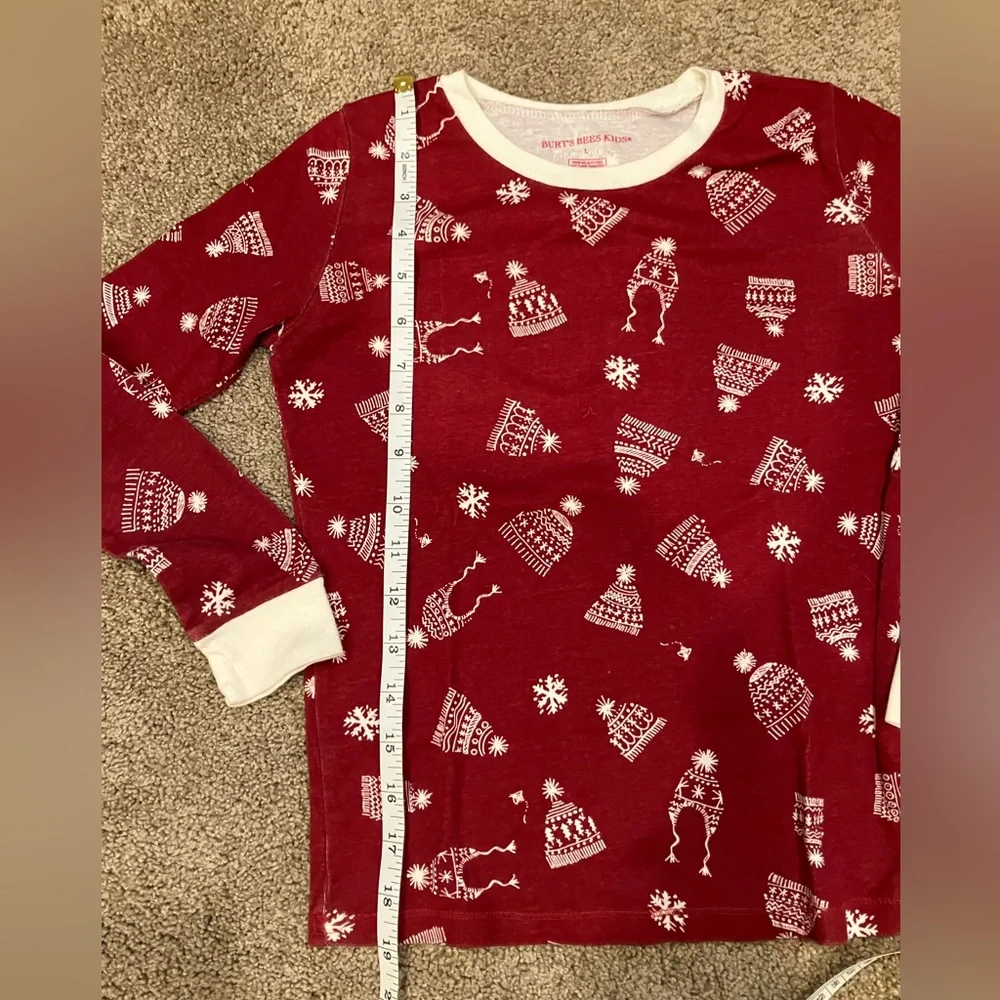 Burt's Bees Kids Organic Cotton Holiday Pajama Set - Picture 7 of 10